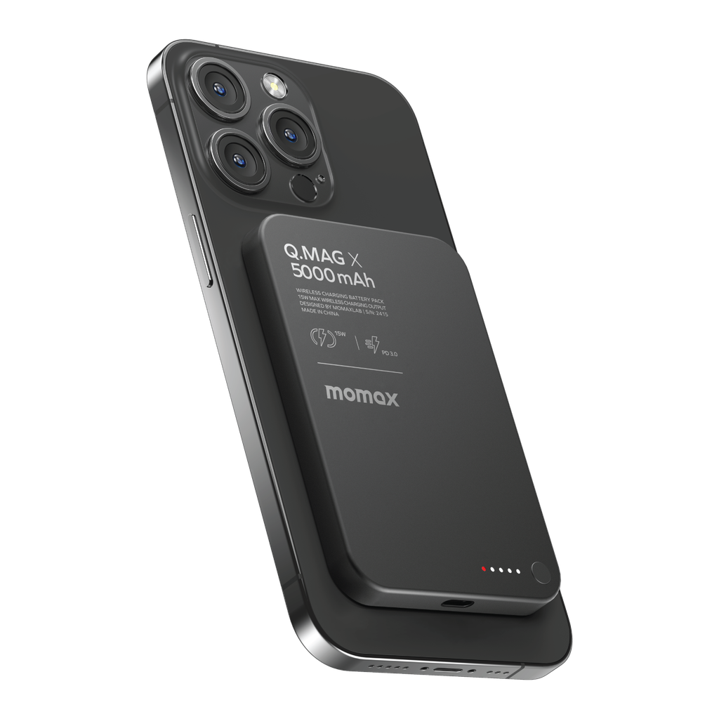 Momax Q.mag X 5000mah Gen2 15w Ultra Slim Magsafe Wireless Power Bank Momax Q.mag X 5000mah Gen2 15w Ultra Slim Magsafe Wireless Power Bank