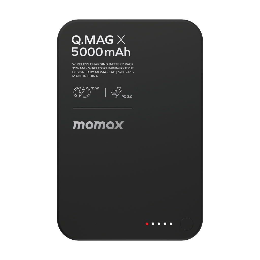 Momax Q.mag X 5000mah Gen2 15w Ultra Slim Magsafe Wireless Power Bank Momax Q.mag X 5000mah Gen2 15w Ultra Slim Magsafe Wireless Power Bank
