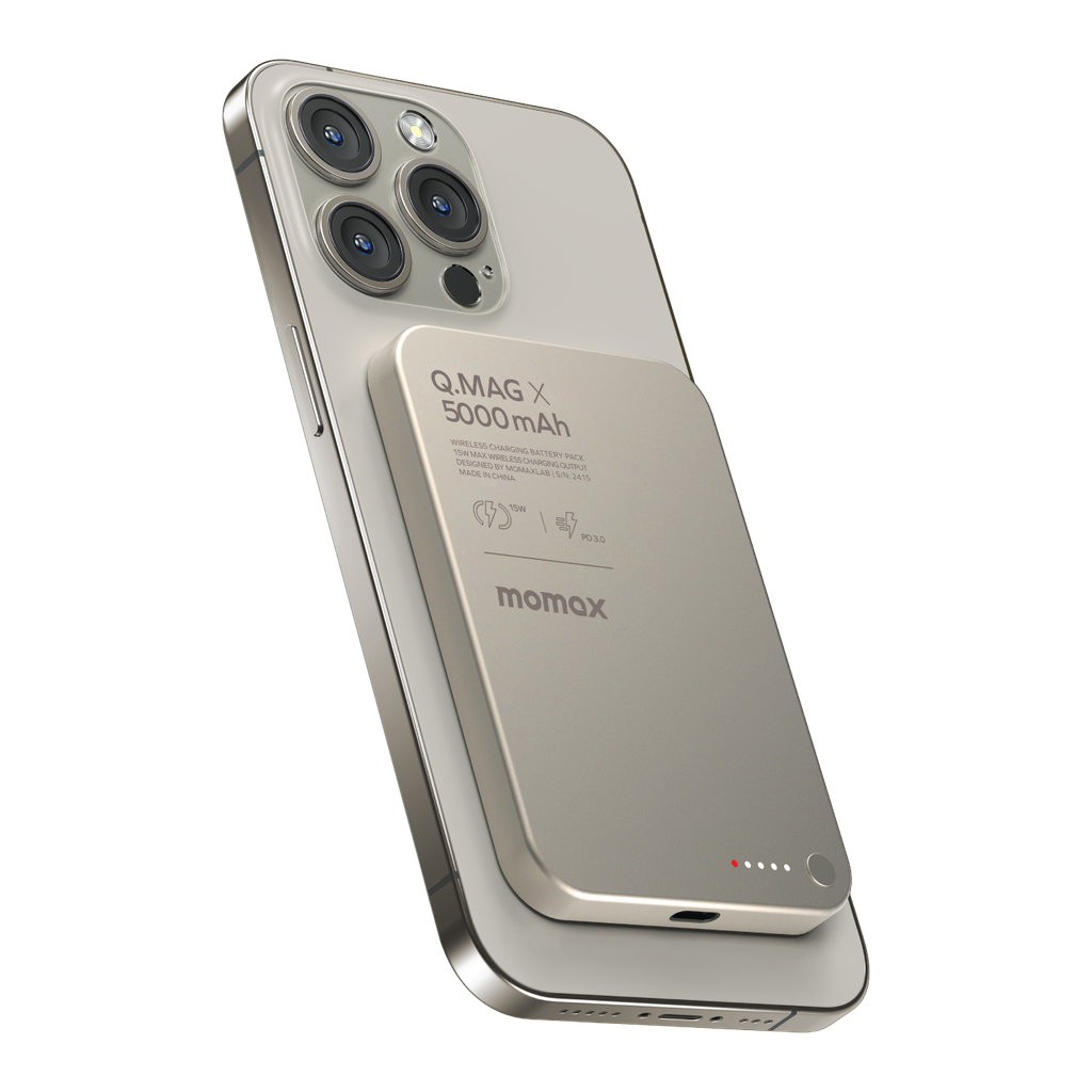 Momax Q.mag X 5000mah Gen2 15w Ultra Slim Magsafe Wireless Power Bank Momax Q.mag X 5000mah Gen2 15w Ultra Slim Magsafe Wireless Power Bank