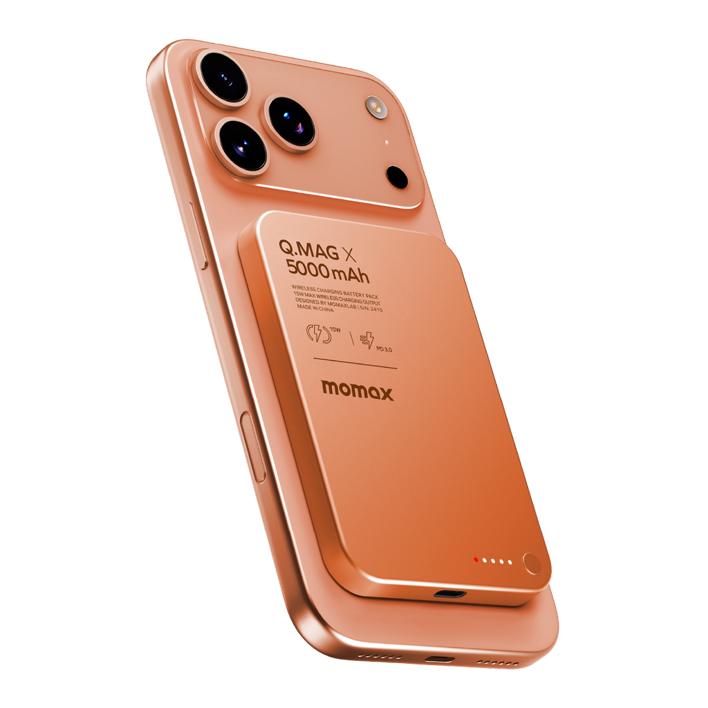 Momax Q.mag X 5000mAh Gen2 15W Ultra Slim Magsafe Wireless Power Bank Momax Q.mag X 5000mAh Gen2 15W Ultra Slim Magsafe Wireless Power Bank