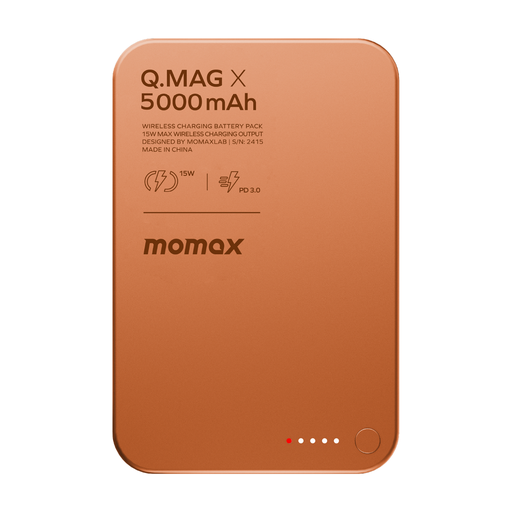 Momax Q.mag X 5000mAh Gen2 15W Ultra Slim Magsafe Wireless Power Bank Momax Q.mag X 5000mAh Gen2 15W Ultra Slim Magsafe Wireless Power Bank