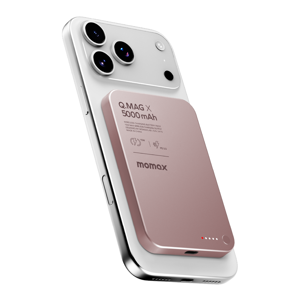 Momax Q.mag X 5000mAh Gen2 15W Ultra Slim Magsafe Wireless Power Bank Momax Q.mag X 5000mAh Gen2 15W Ultra Slim Magsafe Wireless Power Bank