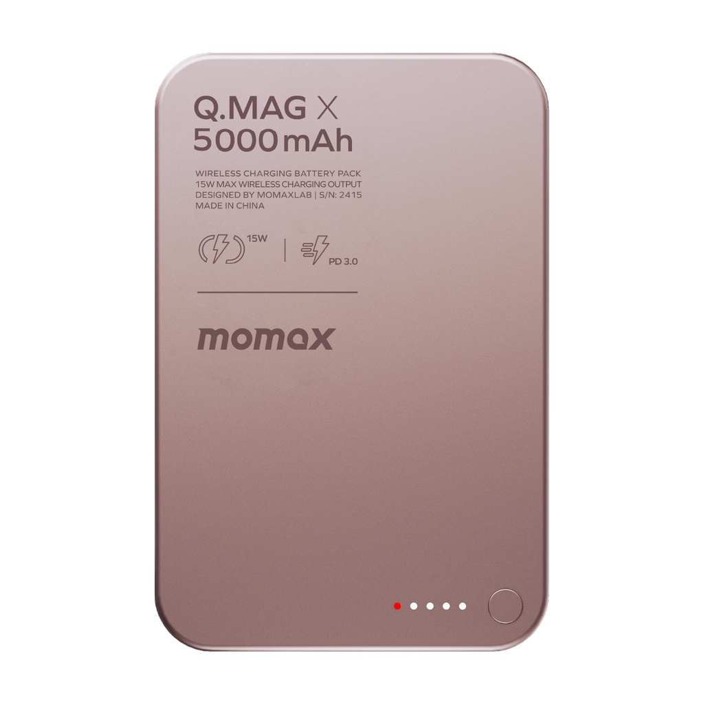Momax Q.mag X 5000mAh Gen2 15W Ultra Slim Magsafe Wireless Power Bank Momax Q.mag X 5000mAh Gen2 15W Ultra Slim Magsafe Wireless Power Bank