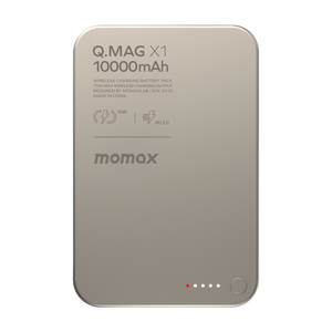 MOMAX Q.MAG X1 10000mAh GEN2 15W MAGSAFE WIRELESS POWER - ALAMAT