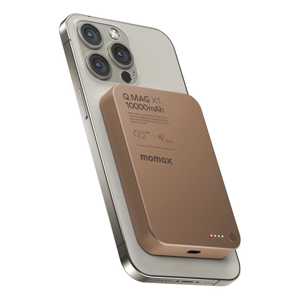 MOMAX Q.MAG X1 10000mAh GEN2 15W MAGSAFE WIRELESS POWER BANK MOMAX Q.MAG X1 10000mAh GEN2 15W MAGSAFE WIRELESS POWER BANK