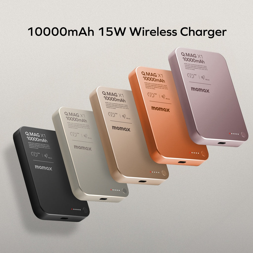 Momax Q.mag X1 10000mAh Gen2 15W Magsafe Wireless Power Bank Momax Q.mag X1 10000mAh Gen2 15W Magsafe Wireless Power Bank