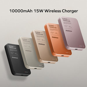Momax Q.mag X1 10000mAh Gen2 15W Magsafe Wireless Power Bank