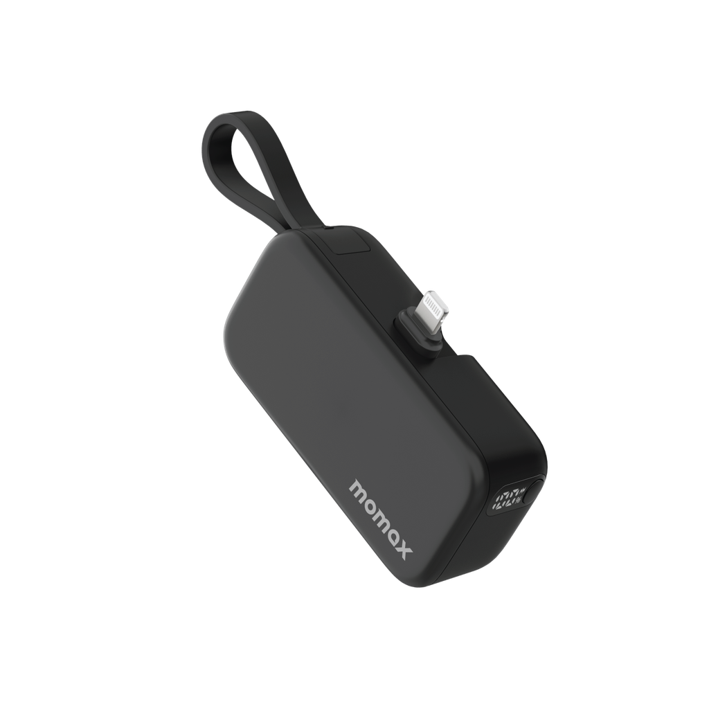 MOMAX 1-POWER MINI 5000mAh 3IN1 POWER BANK WITH LIGHTNING PLUG MOMAX 1-POWER MINI 5000mAh 3IN1 POWER BANK WITH LIGHTNING PLUG