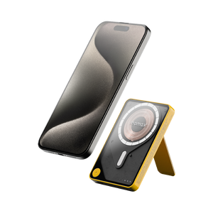 MOMAX 1-POWER X PRO 5000mAh MAGNETIC WIRELESS POWER BANK WITH STAND AND BUILT-IN USB-C CABLE - ALAMAT