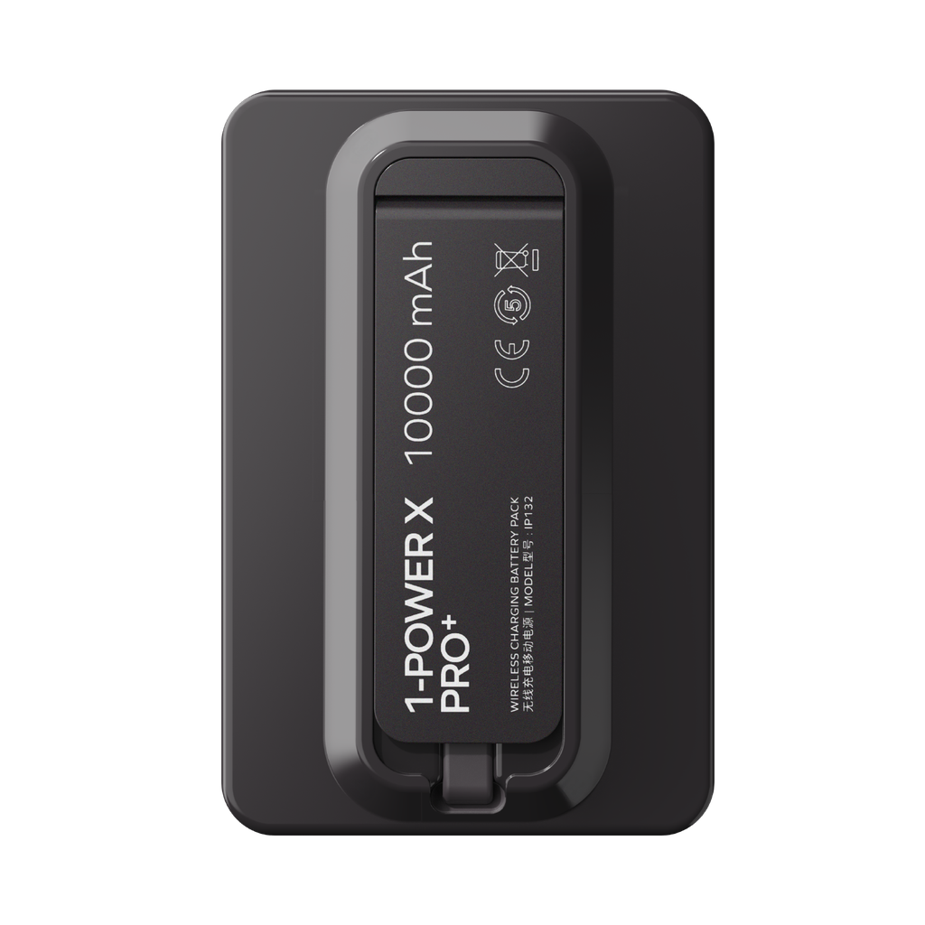 MOMAX 1-POWER X PRO+ 10000mAh MAGNETIC WIRELESS POWER BANK WITH STAND AND BUILT-IN USB-C CABLE MOMAX 1-POWER X PRO+ 10000mAh MAGNETIC WIRELESS POWER BANK WITH STAND AND BUILT-IN USB-C CABLE