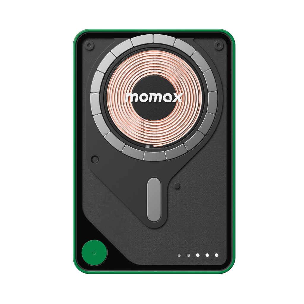 MOMAX 1-POWER X PRO+ 10000mAh MAGNETIC WIRELESS POWER BANK WITH STAND AND BUILT-IN USB-C CABLE MOMAX 1-POWER X PRO+ 10000mAh MAGNETIC WIRELESS POWER BANK WITH STAND AND BUILT-IN USB-C CABLE