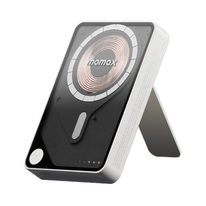 MOMAX 1-POWER X PRO+ 10000mAh MAGNETIC WIRELESS POWER BANK WITH STAND AND BUILT-IN USB-C CABLE - ALAMAT