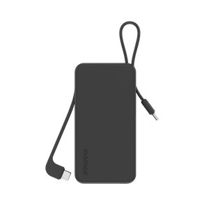 MOMAX 1-POWER VITAL+ 10000mAh POWER BANK WITH DUAL BUILT IN USB-C CABLE - ALAMAT