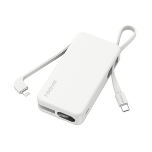 MOMAX 1-POWER VITAL+ 10000mAh POWER BANK WITH BUILT IN USB-C & LIGHTNING CABLE - ALAMAT