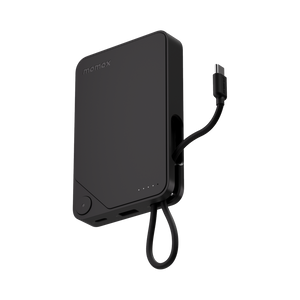 MOMAX 1-POWER X 10000mAh POWER BANK WITH BUILT-IN USB-C CABLE - ALAMAT