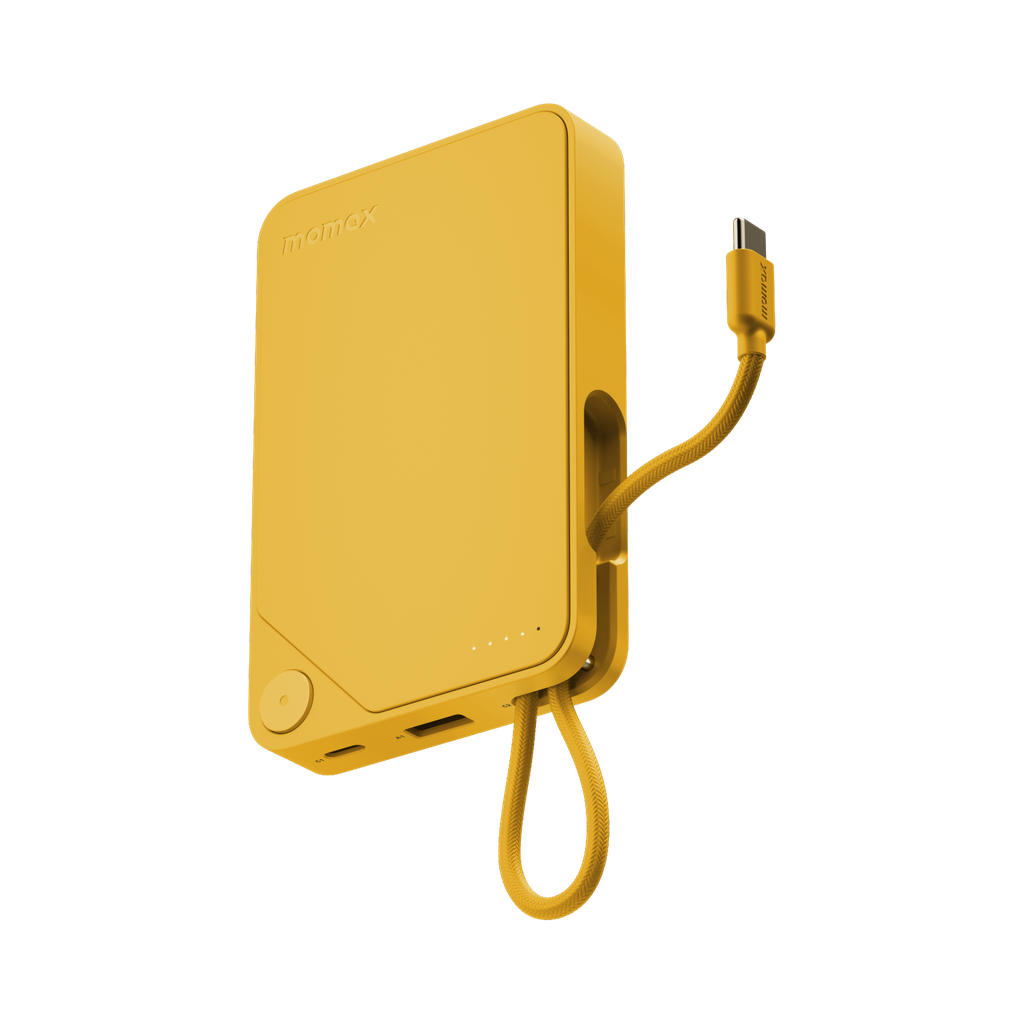 MOMAX 1-POWER X 10000mAh POWER BANK WITH BUILT-IN USB-C CABLE MOMAX 1-POWER X 10000mAh POWER BANK WITH BUILT-IN USB-C CABLE