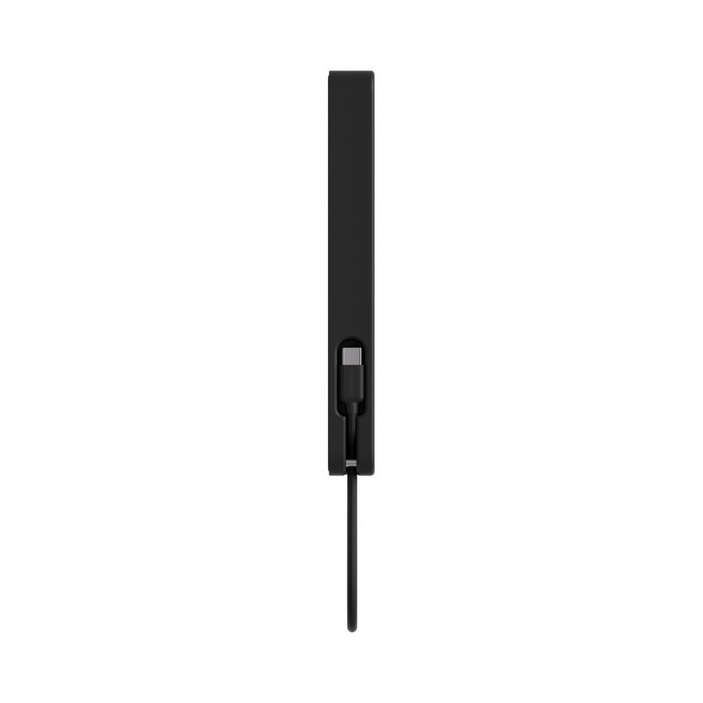 MOMAX 1-POWER X 20000mAh POWER BANK WITH BUILT-IN USB-C CABLE (Black) MOMAX 1-POWER X 20000mAh POWER BANK WITH BUILT-IN USB-C CABLE (Black)