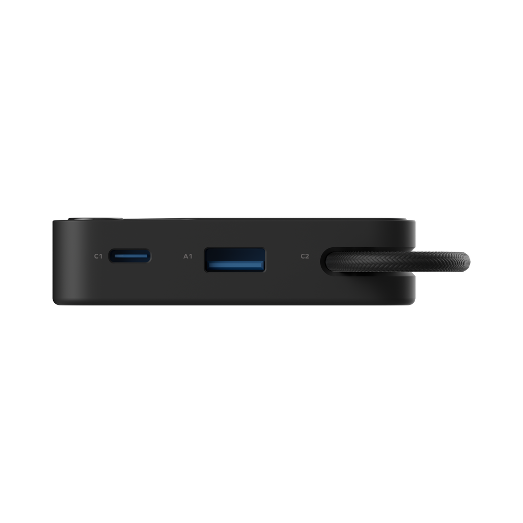 MOMAX 1-POWER X 20000mAh POWER BANK WITH BUILT-IN USB-C CABLE (Black) MOMAX 1-POWER X 20000mAh POWER BANK WITH BUILT-IN USB-C CABLE (Black)