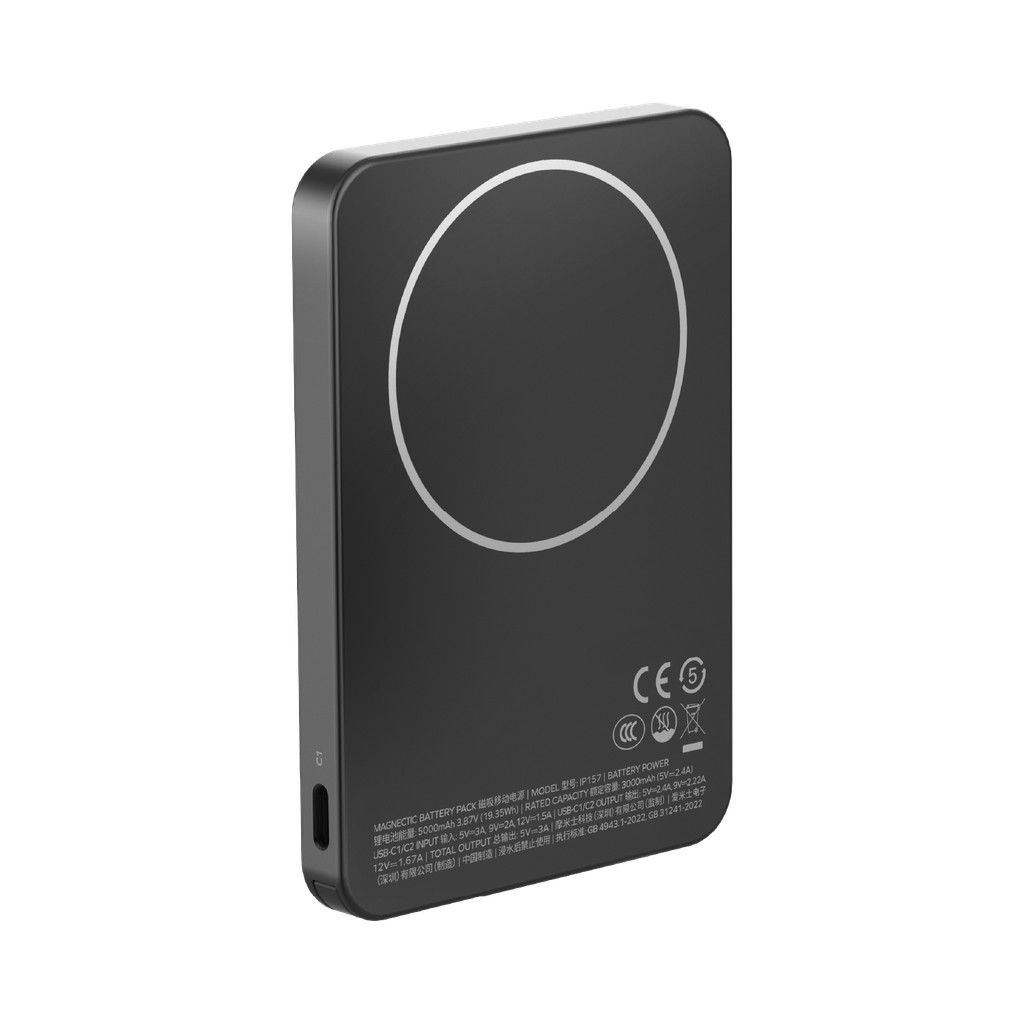 Momax 1-power F.pass+ 5000mah Power Bank With Built-in Cable & Magnetic Attachment Momax 1-power F.pass+ 5000mah Power Bank With Built-in Cable & Magnetic Attachment