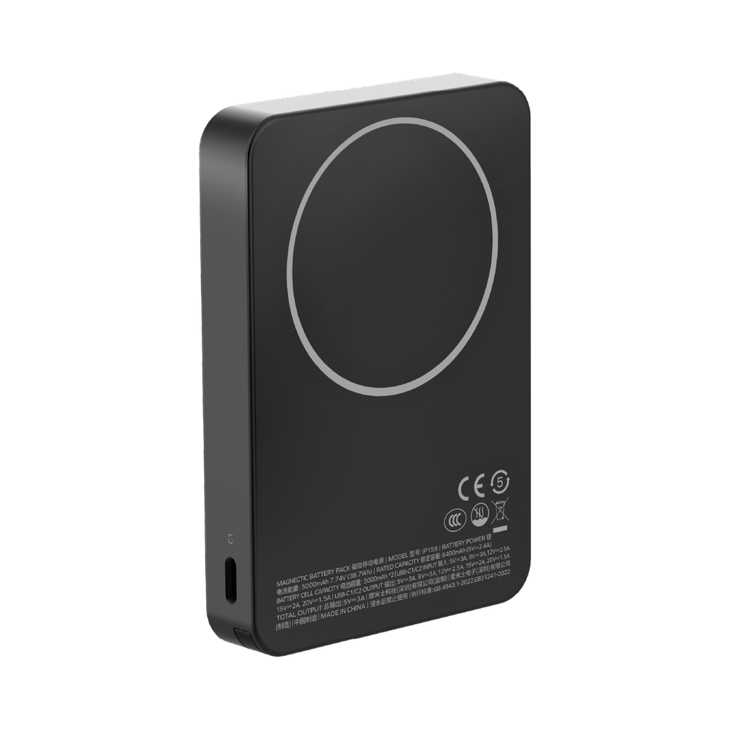 Momax 1-power F.pass+ 10000mah Power Bank With Built-in Cable & Magnetic Attachment Momax 1-power F.pass+ 10000mah Power Bank With Built-in Cable & Magnetic Attachment