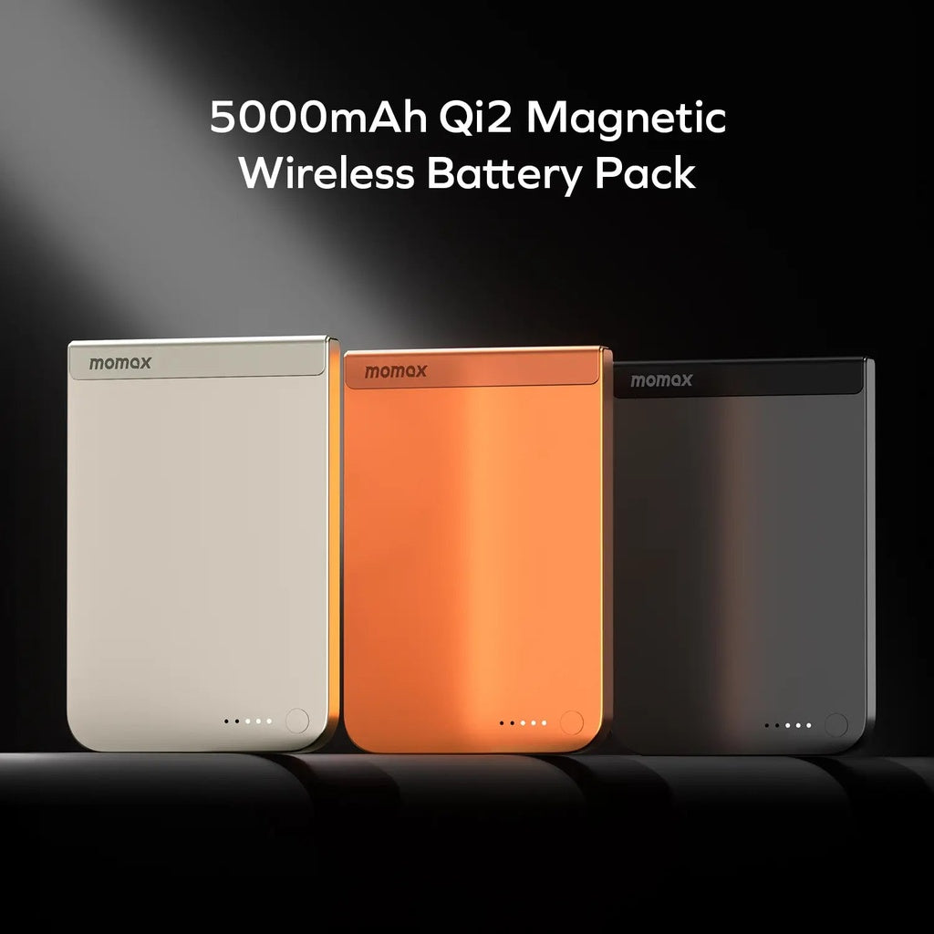 Momax 1-power S.pass 5000mAh Qi2 Magnetic Wireless Power Bank Momax 1-power S.pass 5000mAh Qi2 Magnetic Wireless Power Bank