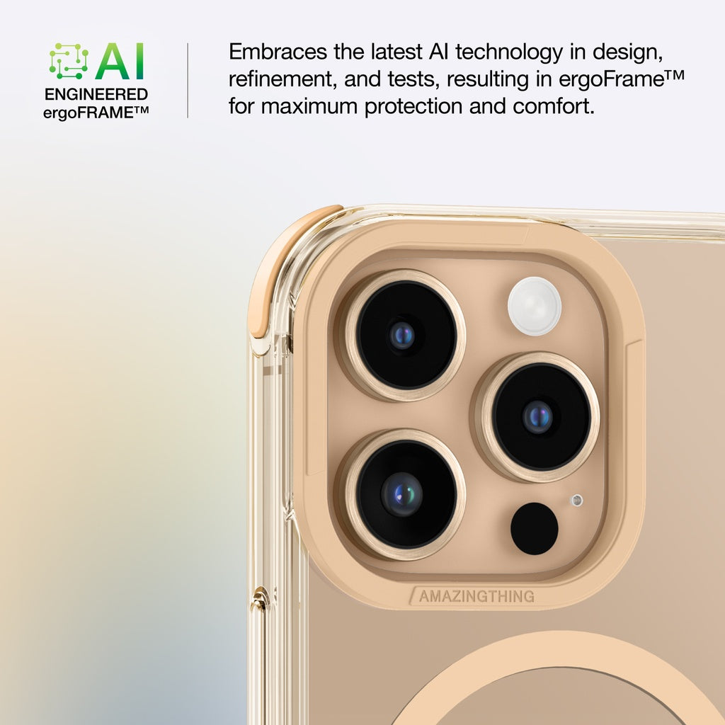 AMAZINGTHING OMNI MAGSAFE DROP PROOF CASE FOR IPHONE 16 SERIES - ROSE GOLD AMAZINGTHING OMNI MAGSAFE DROP PROOF CASE FOR IPHONE 16 SERIES - ROSE GOLD
