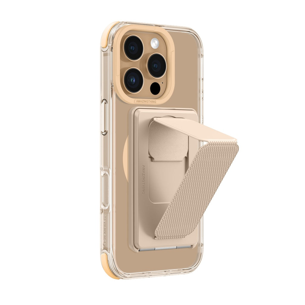 AMAZINGTHING OMNI MAGSAFE DROP PROOF CASE WITH STAND FOR IPHONE 16 SERIES - ROSE GOLD AMAZINGTHING OMNI MAGSAFE DROP PROOF CASE WITH STAND FOR IPHONE 16 SERIES - ROSE GOLD