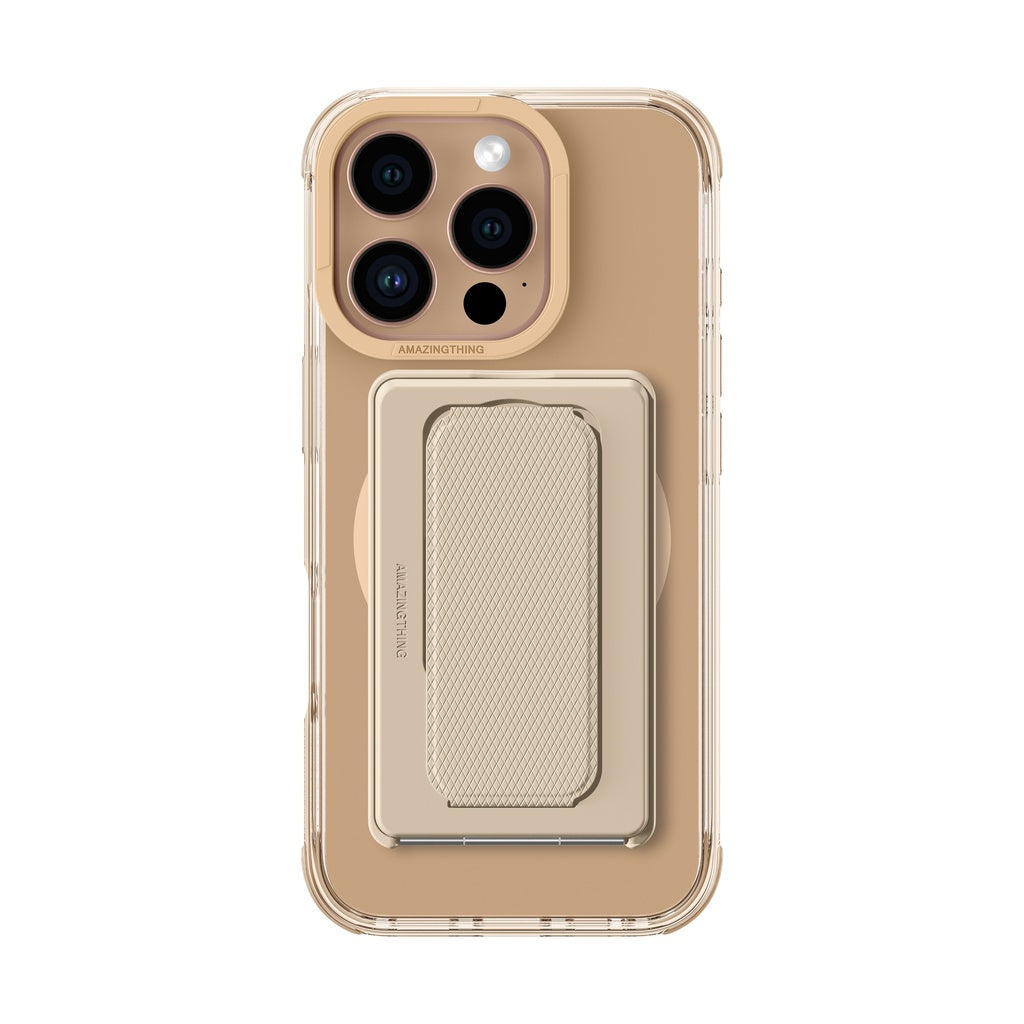 AMAZINGTHING OMNI MAGSAFE DROP PROOF CASE WITH STAND FOR IPHONE 16 SERIES - ROSE GOLD AMAZINGTHING OMNI MAGSAFE DROP PROOF CASE WITH STAND FOR IPHONE 16 SERIES - ROSE GOLD