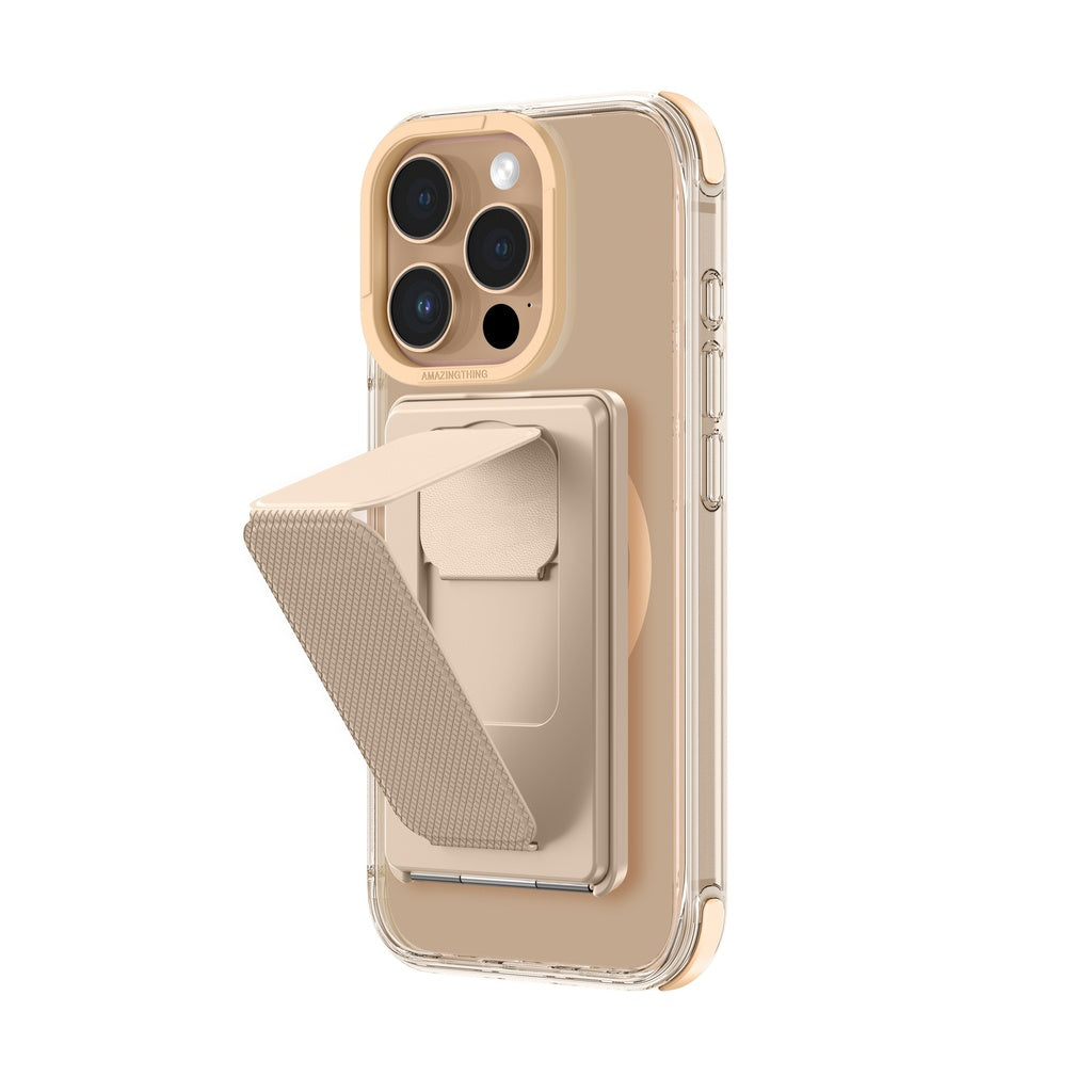 AMAZINGTHING OMNI MAGSAFE DROP PROOF CASE WITH STAND FOR IPHONE 16 SERIES - ROSE GOLD AMAZINGTHING OMNI MAGSAFE DROP PROOF CASE WITH STAND FOR IPHONE 16 SERIES - ROSE GOLD