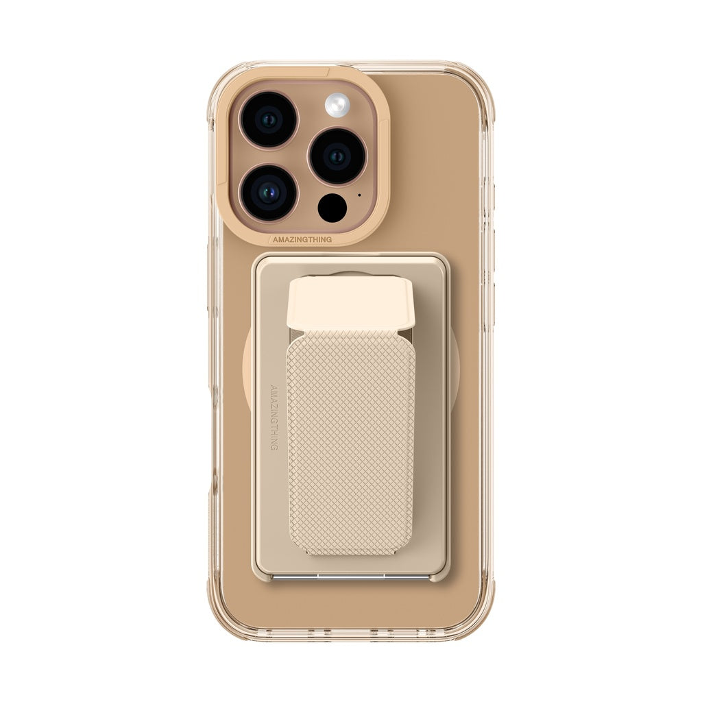 AMAZINGTHING OMNI MAGSAFE DROP PROOF CASE WITH STAND FOR IPHONE 16 SERIES - ROSE GOLD AMAZINGTHING OMNI MAGSAFE DROP PROOF CASE WITH STAND FOR IPHONE 16 SERIES - ROSE GOLD