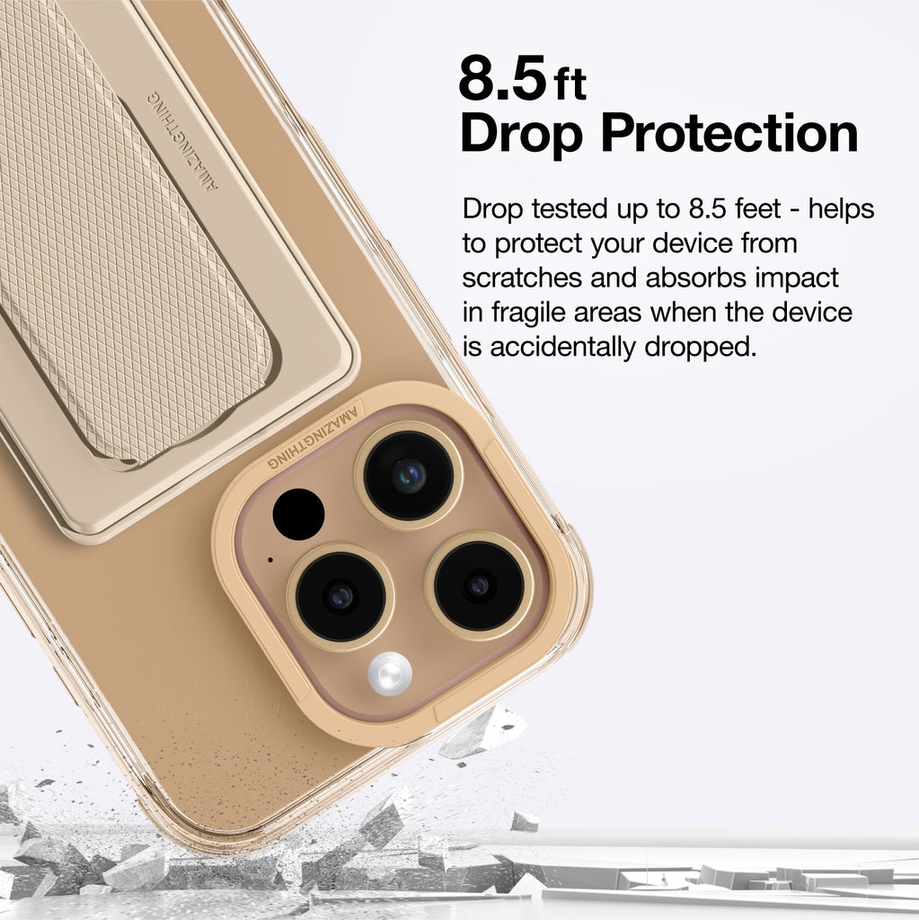 AMAZINGTHING OMNI MAGSAFE DROP PROOF CASE WITH STAND FOR IPHONE 16 SERIES - ROSE GOLD AMAZINGTHING OMNI MAGSAFE DROP PROOF CASE WITH STAND FOR IPHONE 16 SERIES - ROSE GOLD