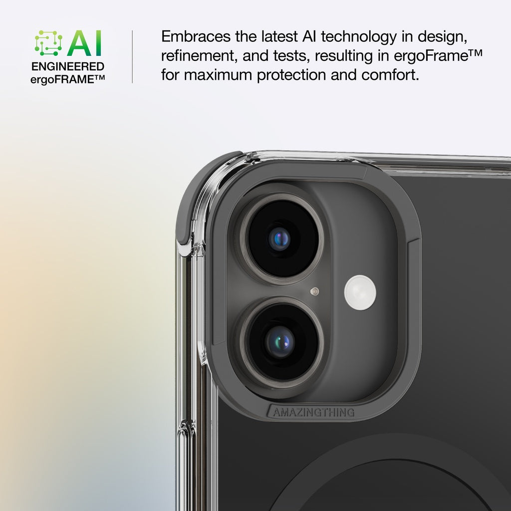 AMAZINGTHING OMNI MAGSAFE DROP PROOF CASE FOR IPHONE 16 SERIES - BLACK AMAZINGTHING OMNI MAGSAFE DROP PROOF CASE FOR IPHONE 16 SERIES - BLACK