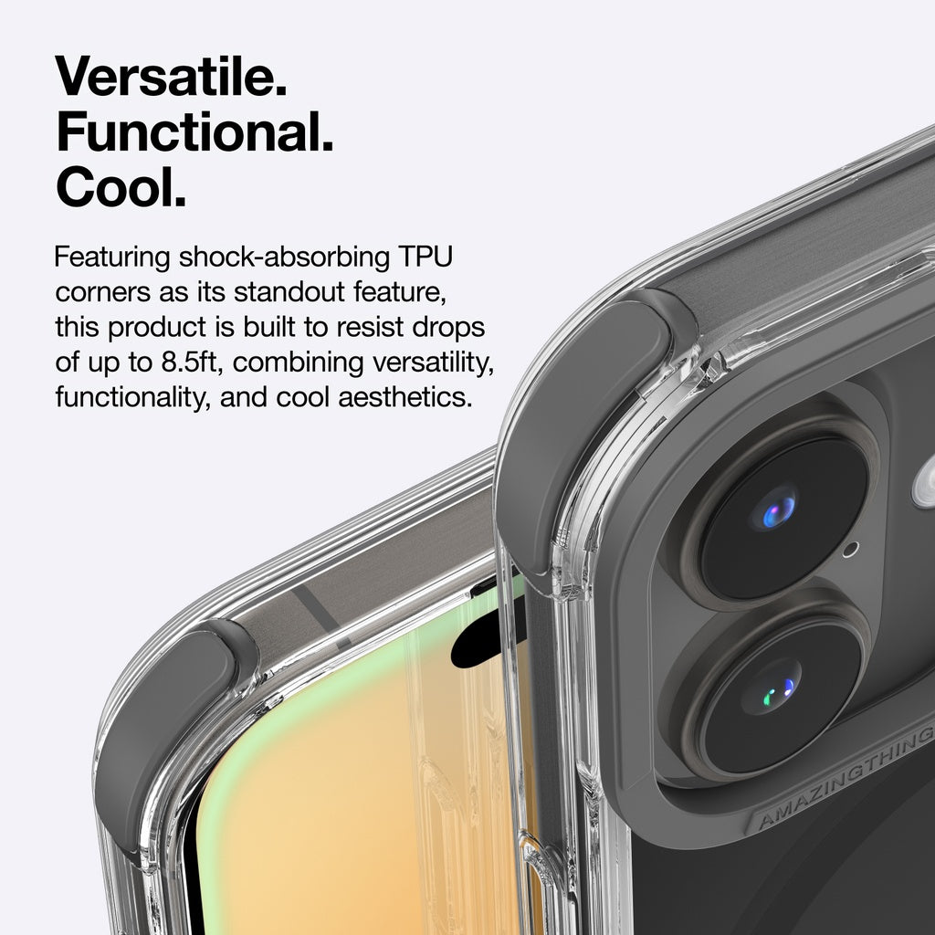 AMAZINGTHING OMNI MAGSAFE DROP PROOF CASE FOR IPHONE 16 SERIES - BLACK AMAZINGTHING OMNI MAGSAFE DROP PROOF CASE FOR IPHONE 16 SERIES - BLACK