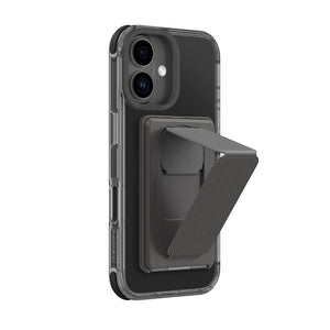 AMAZINGTHING OMNI MAGSAFE DROP PROOF CASE WITH STAND FOR IPHONE 16 SERIES - BLACK - ALAMAT