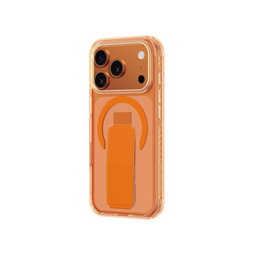 Amazingthing Titan Pro+ Holder Magsafe Drop Proof Case for iPhone 17 Pro - Orange Amazingthing Titan Pro+ Holder Magsafe Drop Proof Case for iPhone 17 Pro - Orange