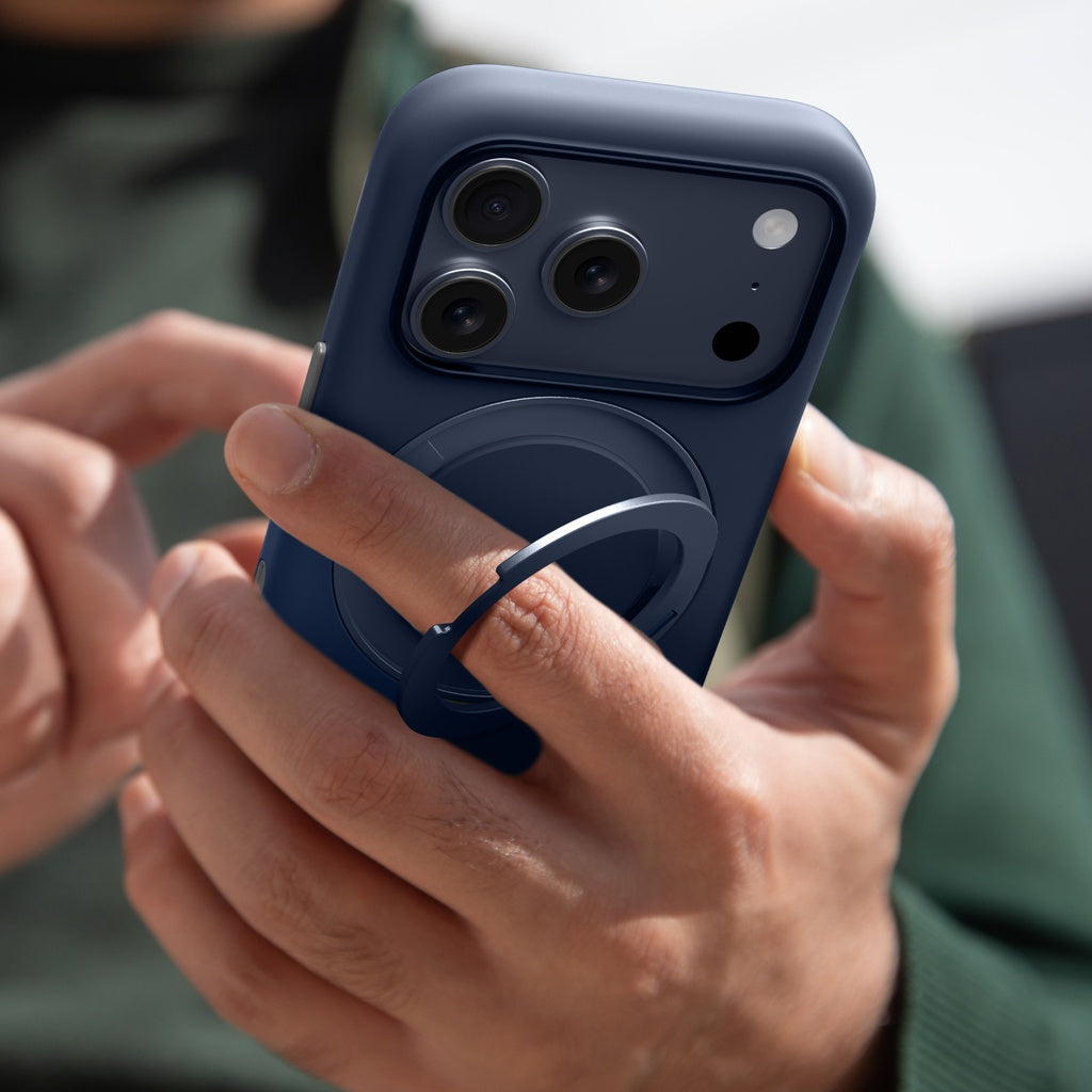 Amazingthing Cloudie Magspin Drop Proof Case For iPhone 17 Pro Max - Blue Amazingthing Cloudie Magspin Drop Proof Case For iPhone 17 Pro Max - Blue