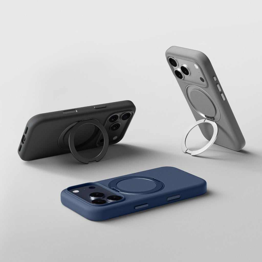 Amazingthing Cloudie Magspin Drop Proof Case For iPhone 17 Pro Max - Grey Amazingthing Cloudie Magspin Drop Proof Case For iPhone 17 Pro Max - Grey