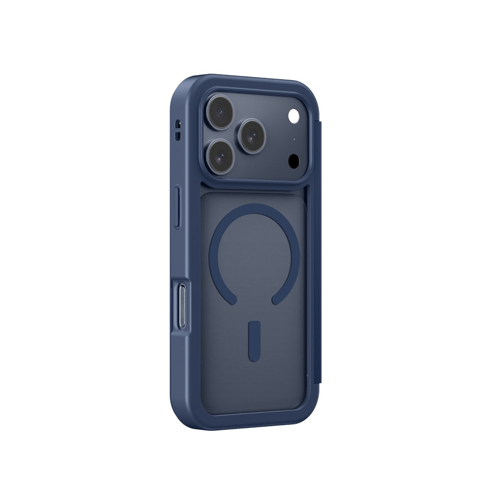 Amazingthing Glamour Folio Magsafe Drop Proof Case for Iphone 17 Pro Max - Blue Amazingthing Glamour Folio Magsafe Drop Proof Case for Iphone 17 Pro Max - Blue