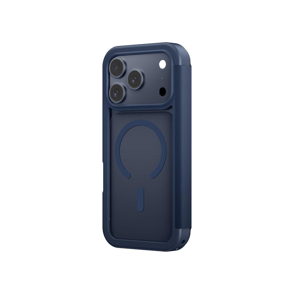 Amazingthing Glamour Folio Magsafe Drop Proof Case for Iphone 17 Pro Max - Blue Amazingthing Glamour Folio Magsafe Drop Proof Case for Iphone 17 Pro Max - Blue