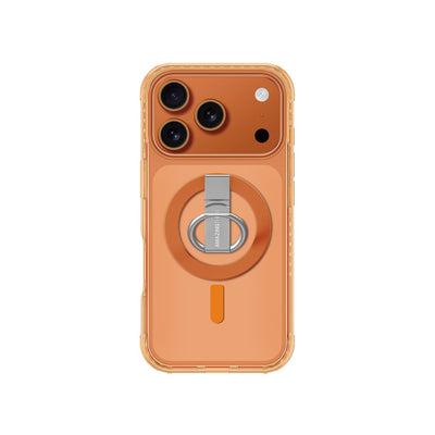 Amazingthing Titan Pro Grip Ring Set Mag Drop Proof Case for Iphone 17 Pro Max  - Orange - ALAMAT