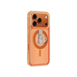 Amazingthing Titan Pro Grip Ring Set Mag Drop Proof Case for Iphone 17 Pro Max  - Orange - ALAMAT