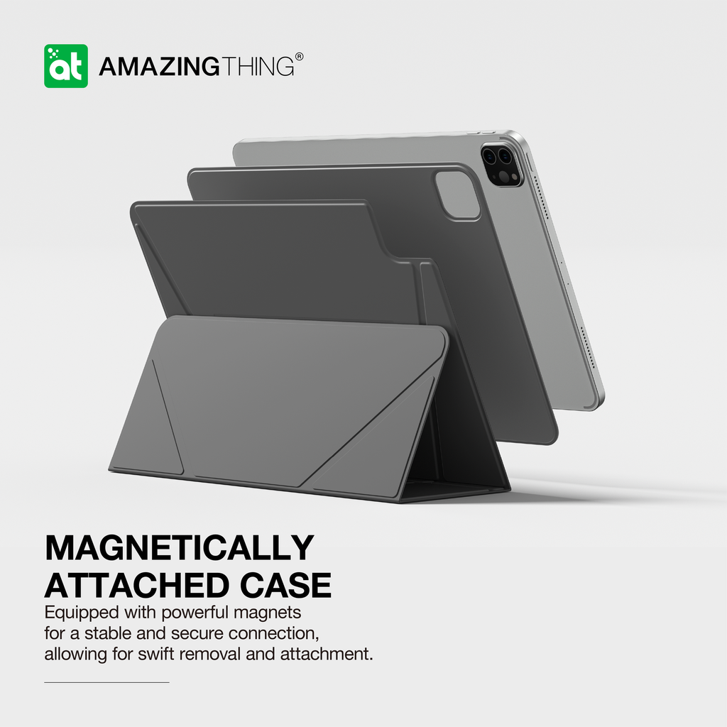 AMAZING THING MATTE PRO MAG FOLIO CASE WITH STAND FOR IPAD AIR 13 (M2) 2024 / IPAD PRO 12.9 AMAZING THING MATTE PRO MAG FOLIO CASE WITH STAND FOR IPAD AIR 13 (M2) 2024 / IPAD PRO 12.9
