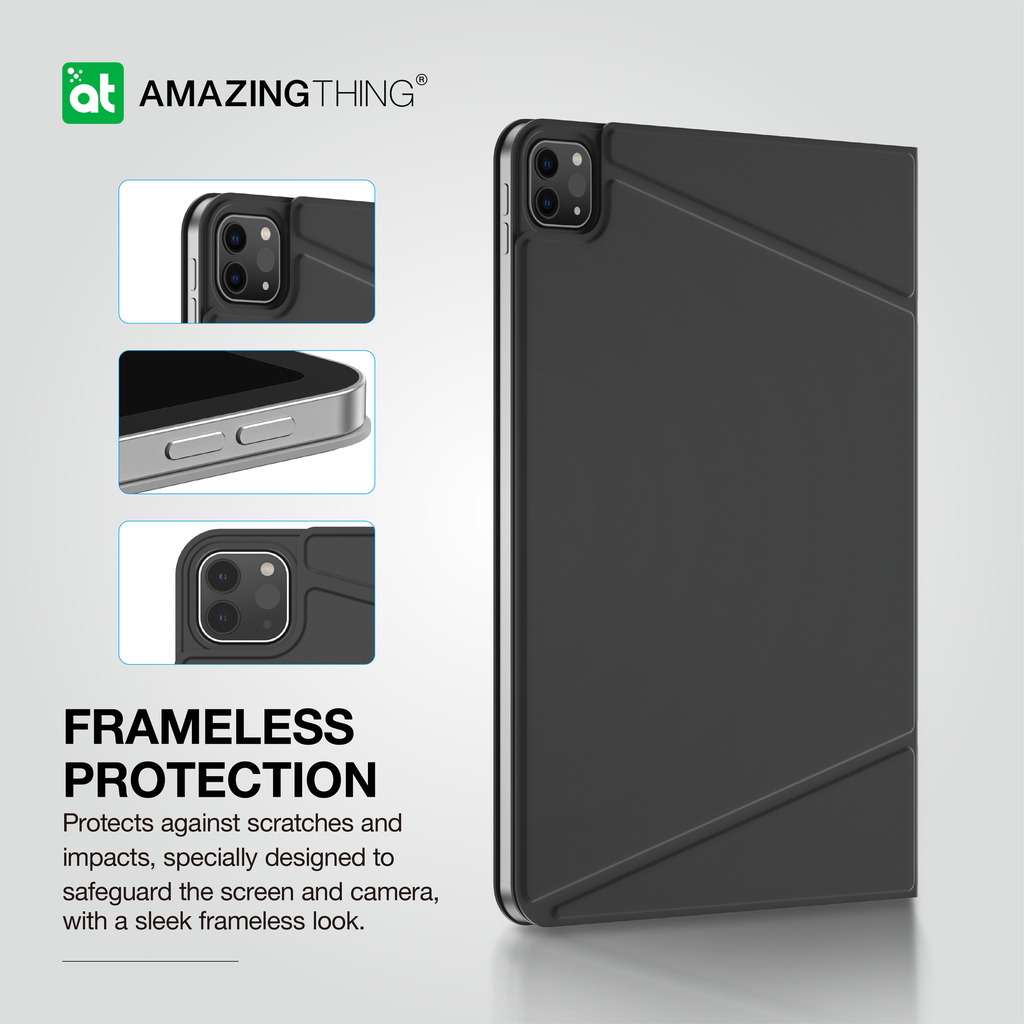 AMAZING THING MATTE PRO MAG FOLIO CASE WITH STAND FOR IPAD AIR 13 (M2) 2024 / IPAD PRO 12.9 AMAZING THING MATTE PRO MAG FOLIO CASE WITH STAND FOR IPAD AIR 13 (M2) 2024 / IPAD PRO 12.9