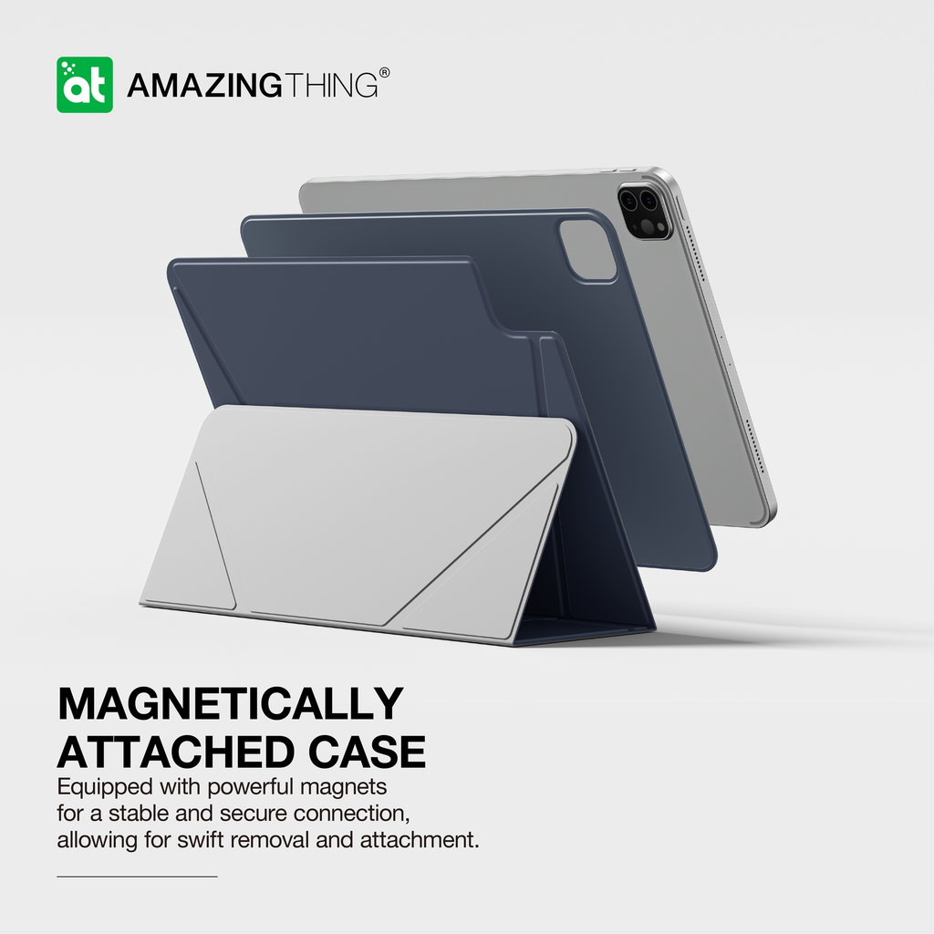AMAZING THING MATTE PRO MAG FOLIO CASE WITH STAND FOR IPAD AIR 13 (M2) 2024 / IPAD PRO 12.9 AMAZING THING MATTE PRO MAG FOLIO CASE WITH STAND FOR IPAD AIR 13 (M2) 2024 / IPAD PRO 12.9