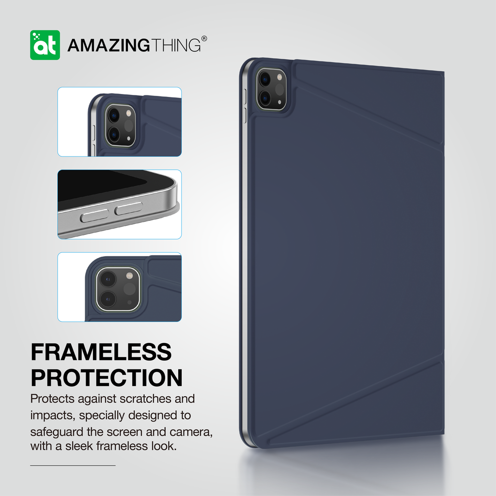 AMAZING THING MATTE PRO MAG FOLIO CASE WITH STAND FOR IPAD AIR 13 (M2) 2024 / IPAD PRO 12.9 AMAZING THING MATTE PRO MAG FOLIO CASE WITH STAND FOR IPAD AIR 13 (M2) 2024 / IPAD PRO 12.9