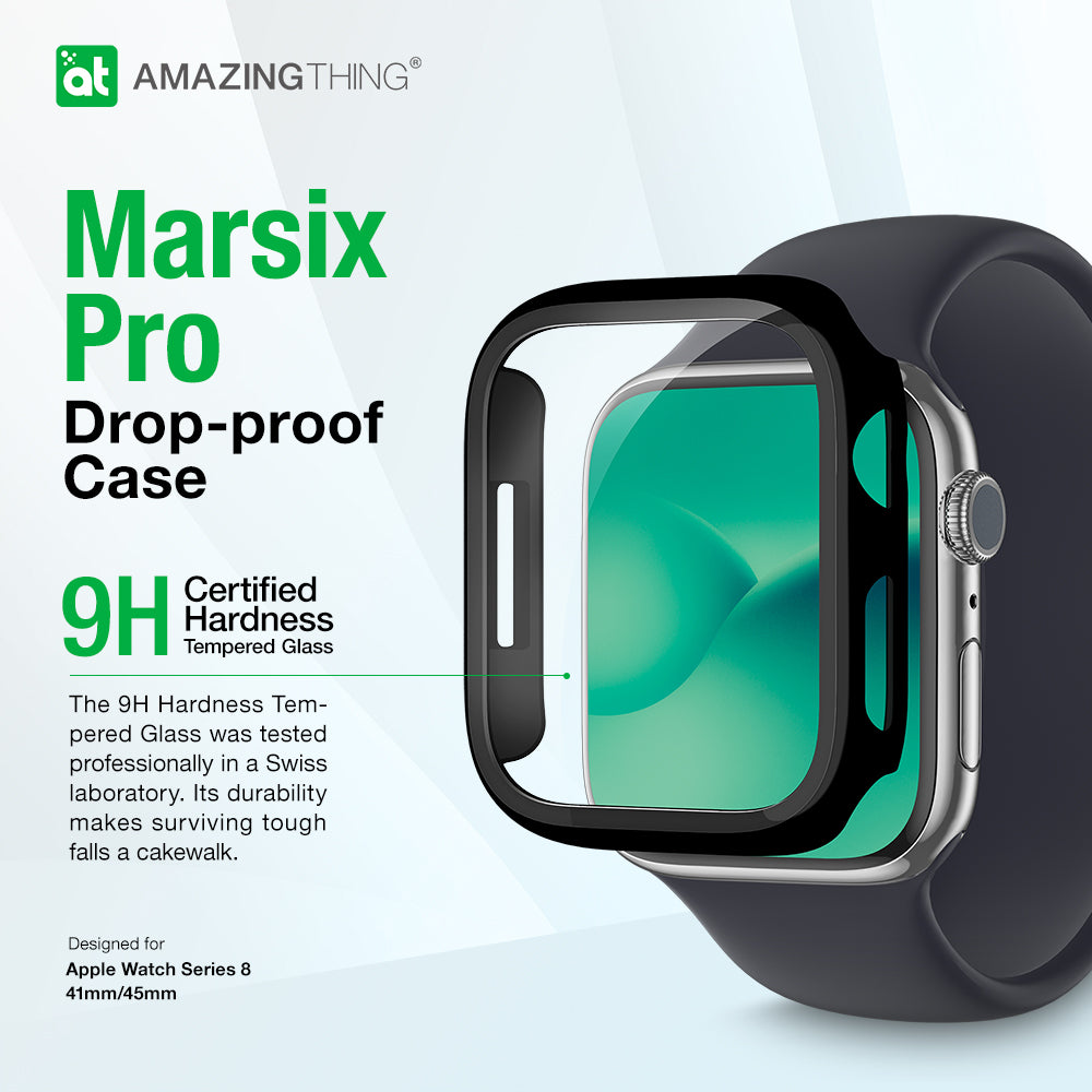 Amazingthing Apple Watch Series 8 Marsix Bumper With Glass 45mmm Amazingthing Apple Watch Series 8 Marsix Bumper With Glass 45mmm