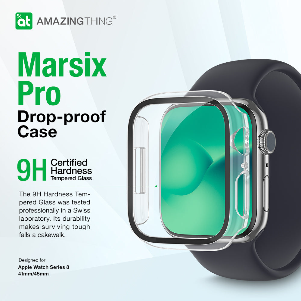 At Apple Watch Series 8 Marsix Bumper With Glass 45mm At Apple Watch Series 8 Marsix Bumper With Glass 45mm