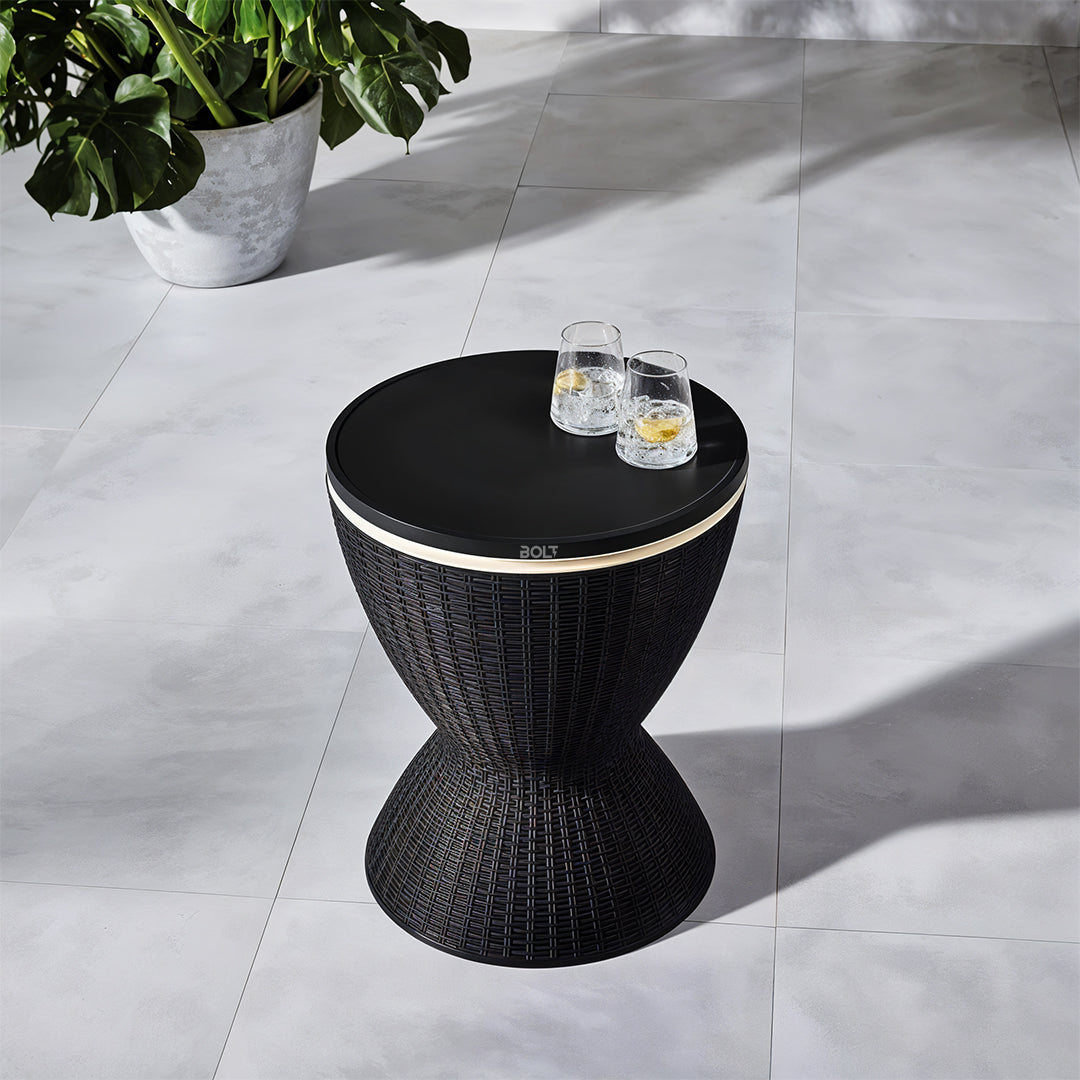 Bolt Cool Bar Plastic Extendable Coffee Table with Ice Bucket Bolt Cool Bar Plastic Extendable Coffee Table with Ice Bucket