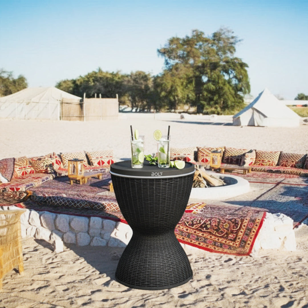 Bolt Cool Bar Plastic Extendable Coffee Table with Ice Bucket Bolt Cool Bar Plastic Extendable Coffee Table with Ice Bucket