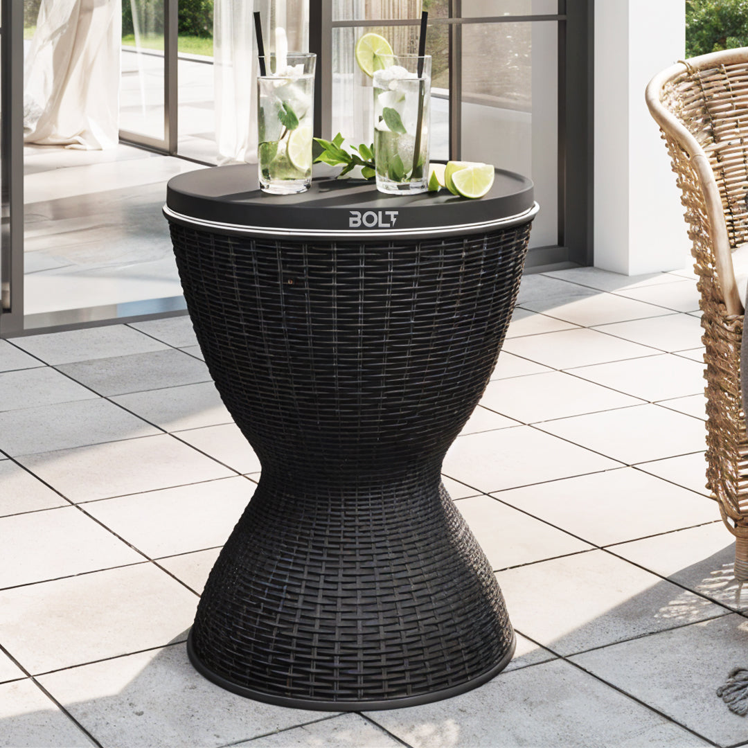 Bolt Cool Bar Plastic Extendable Coffee Table with Ice Bucket Bolt Cool Bar Plastic Extendable Coffee Table with Ice Bucket